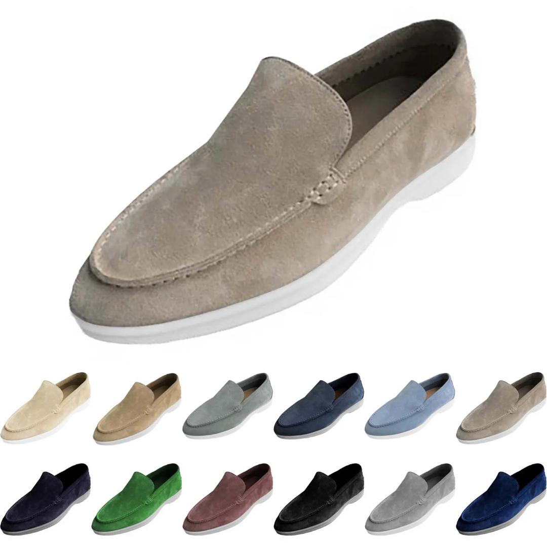 Loafers Flat Soft-Soled Slip-On Shoe For Men Pu Driving Shoes Walking Comfort Men'S Casual Leather dh2665016