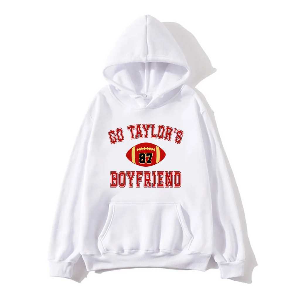 Men's Hoodies Sweatshirts Go Taylors Boyfriend Hoodie for Autumn/Winter Fashion Hooded Moletom Long Slve Flce Clothes 87 Football Ropa Hombre Hoo