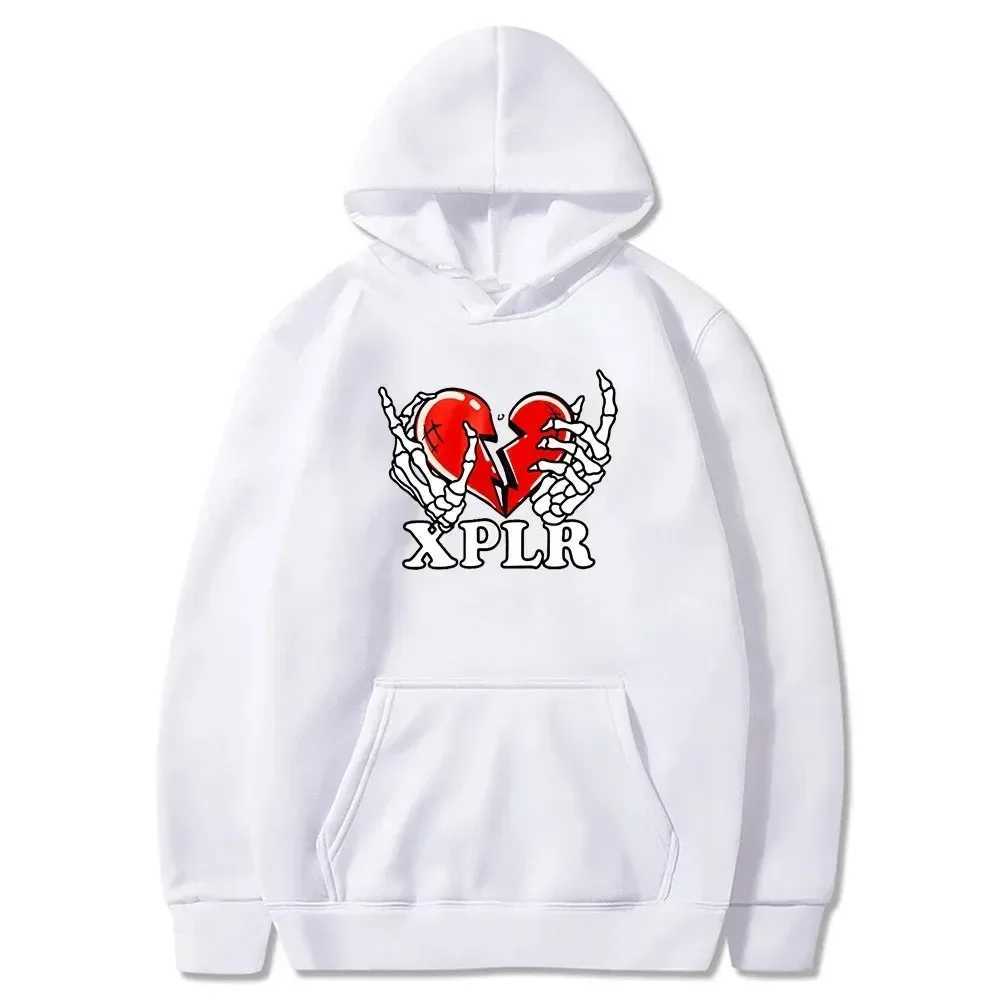 Men's Hoodies Sweatshirts XPLR Heartbreak Hoodie Sam and Colby Merch Mens Cotton Hoodie Long Sleve Top Hoodie Fashion Winter Clothing Y2410223XSQ