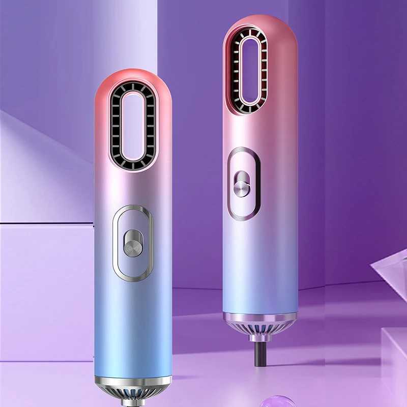 Professional Hair Tools Portable Fanless Bladeless Leafless Negative Negativ Ion Reverse Air Hand Hair Dryer BlowXJ241021