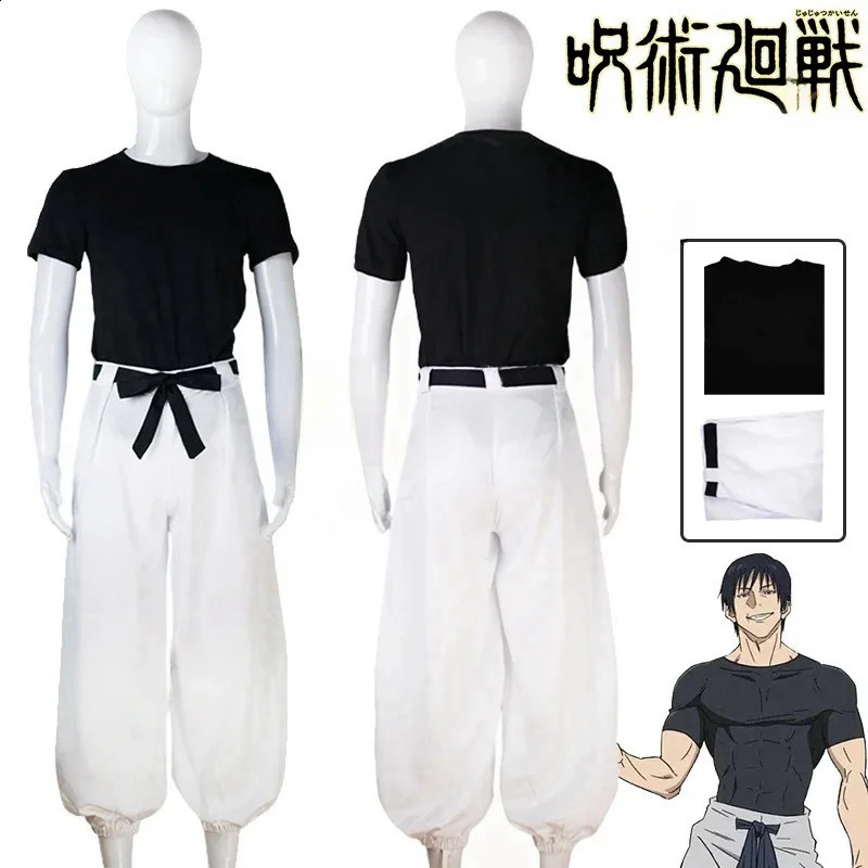 Jujutsu Kaisen Season 2 Toji Fushiguro cosplay costume wig uniform wizard killer Halloween 241007