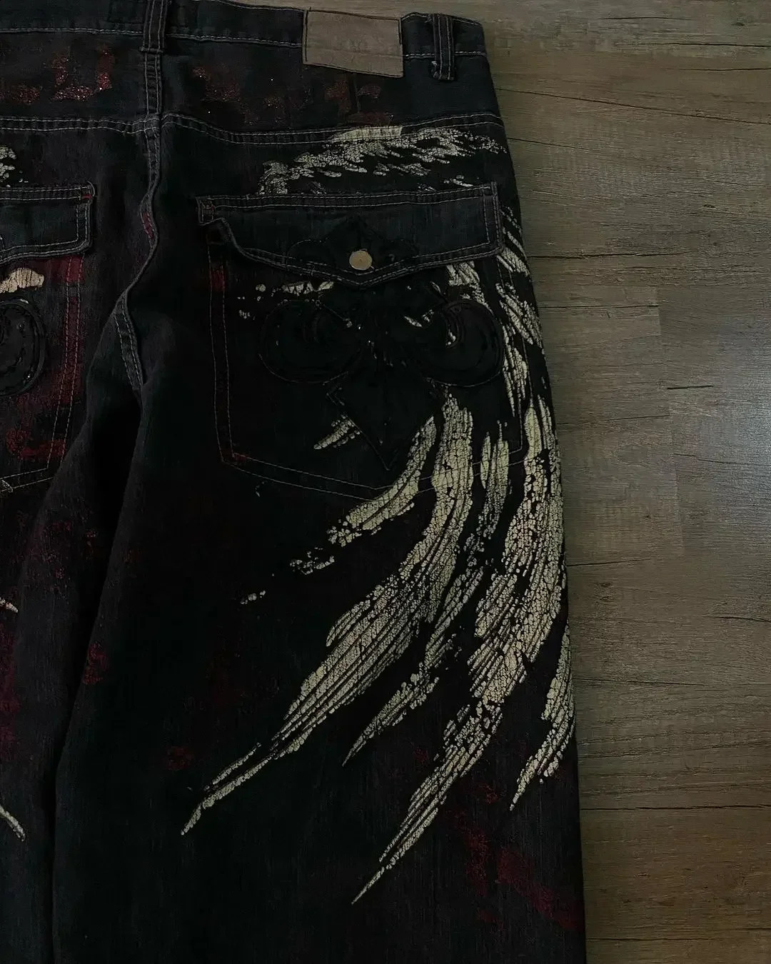 Streetwear Y2K Jeans Harajuku Hip Hop Retro oversize Graphic Printing Baggy Jeans Denim Pants Men Women Goth Wide Trousers 241007