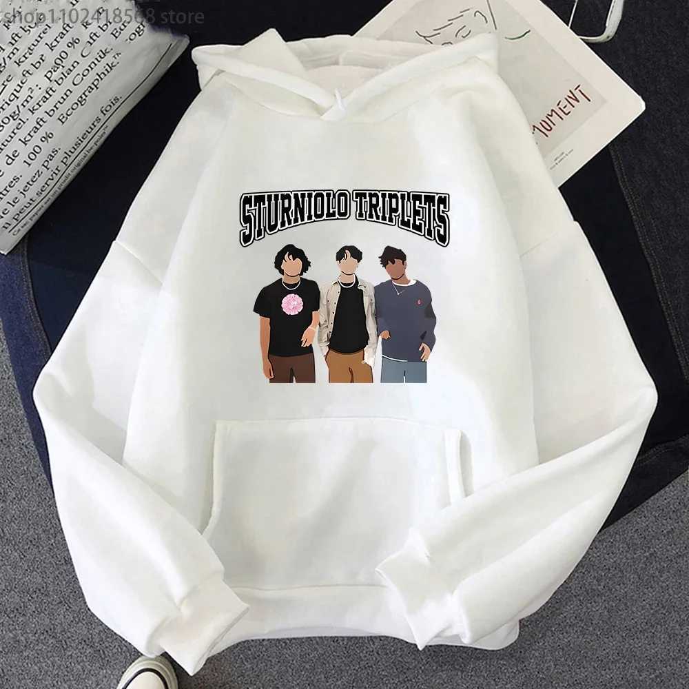 Men's Hoodies Sweatshirts rniolo Triplets Group Hoodie Fashion Music Rapper Graphic Sweatshirt Men Clothing High Strt Strtwear Women Y2k Pullover