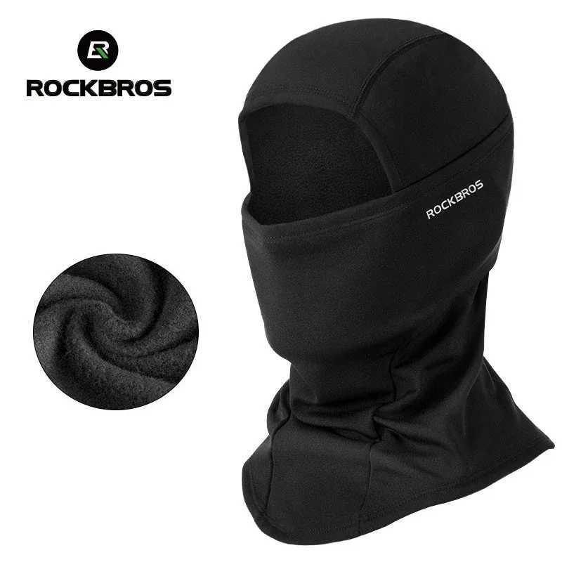 Rockbros winter bike mask Fece keeps warm and windproof bike face mask Clava ski mask fishing ski hat W241005