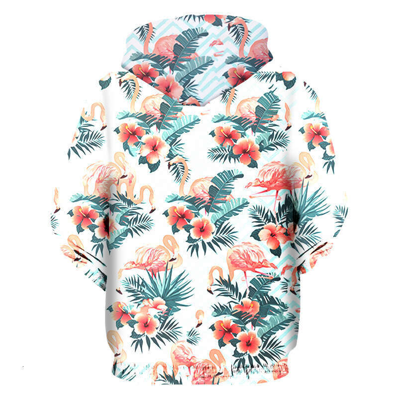 shanshi men hoodies designers Casual men's oversized 3D Hawaiian trendy hooded sweater for couples