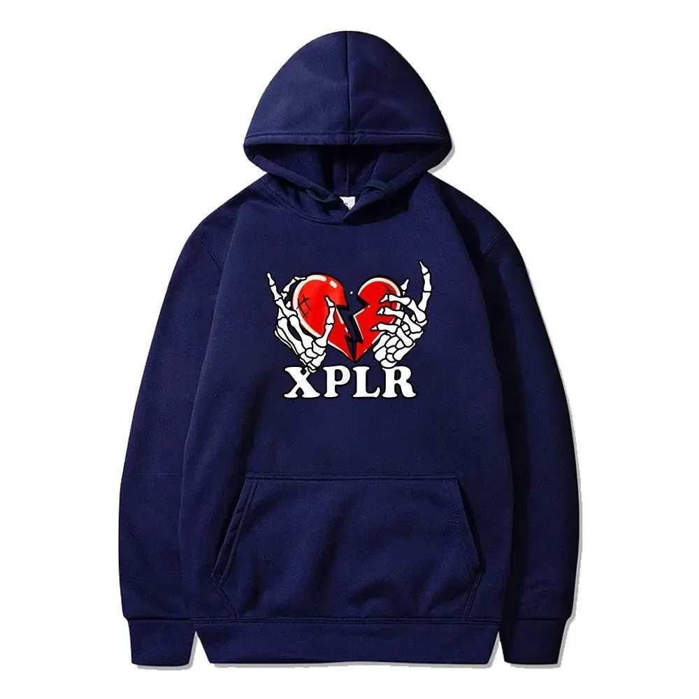 Men's Hoodies Sweatshirts XPLR Heartbreak Hoodie Sam and Colby Merch Mens Cotton Hoodie Long Sleve Top Hoodie Fashion Winter Clothing Y2410223XSQ