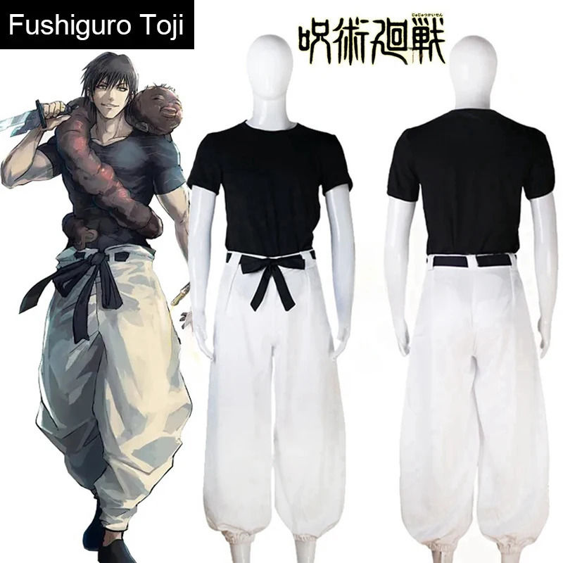 Jujutsu Kaisen Season 2 Toji Fushiguro cosplay costume wig uniform wizard killer Halloween 241007