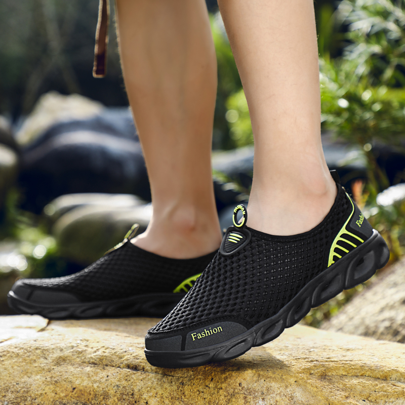 Shoes Aqua 2023 Outdoor Men Breathable Beach Shoes Lightweight Quick-Drying Wading Shoes Sport Water Camping Sneakers Shoes Ddmymonkey