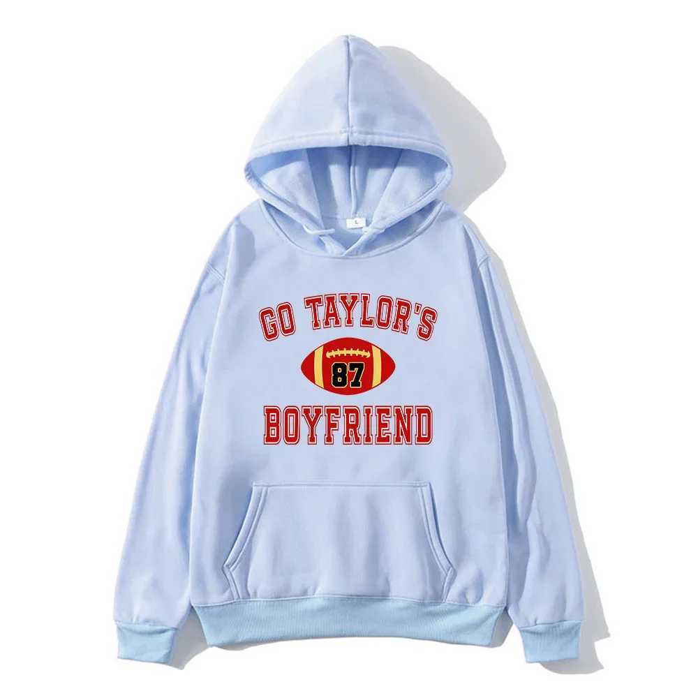 Men's Hoodies Sweatshirts Go Taylors Boyfriend Hoodie for Autumn/Winter Fashion Hooded Moletom Long Slve Flce Clothes 87 Football Ropa Hombre Hoo