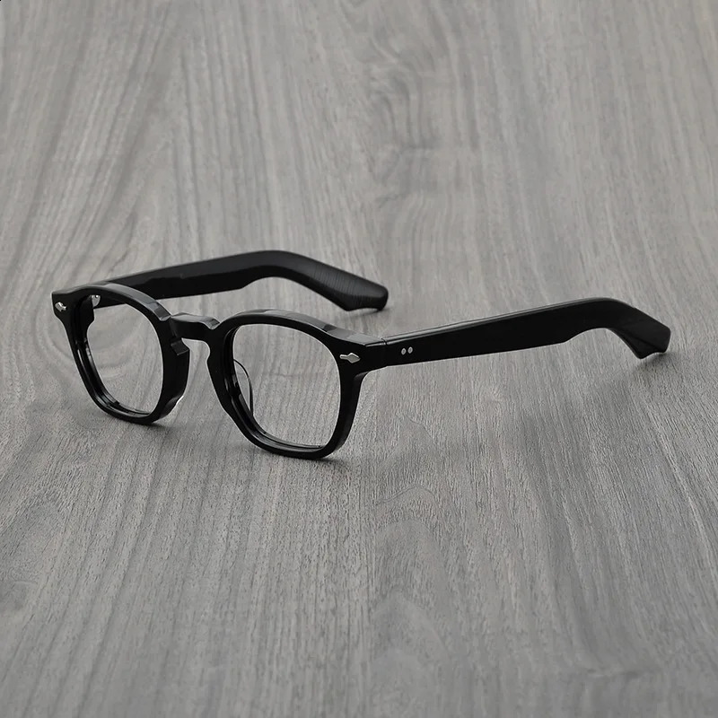High end Imported Sheet Glasses Frame for Men RetroLarge Face Glasses Frame Myopia Glasses Frame Customizable Myopia Glasses 240925