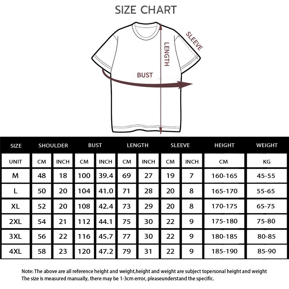 Classic T shirt 230g 100% Cotton Anime Print Couples T Shirts Summer Casual Breathable Crew Neck Cool Design Tee Shirt