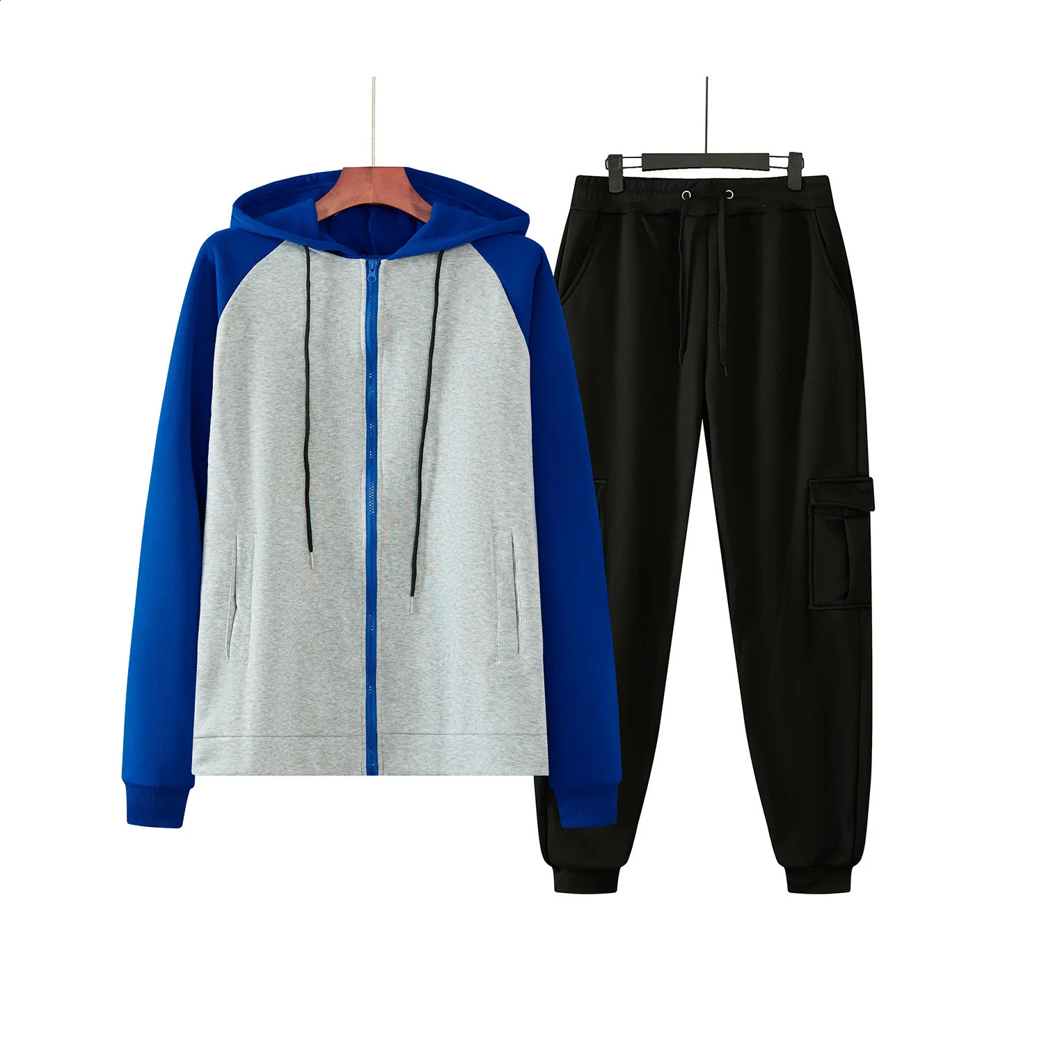 Long Sleeve Hoodie Set Mens and Womens Sportswear Fashion Couples 241007