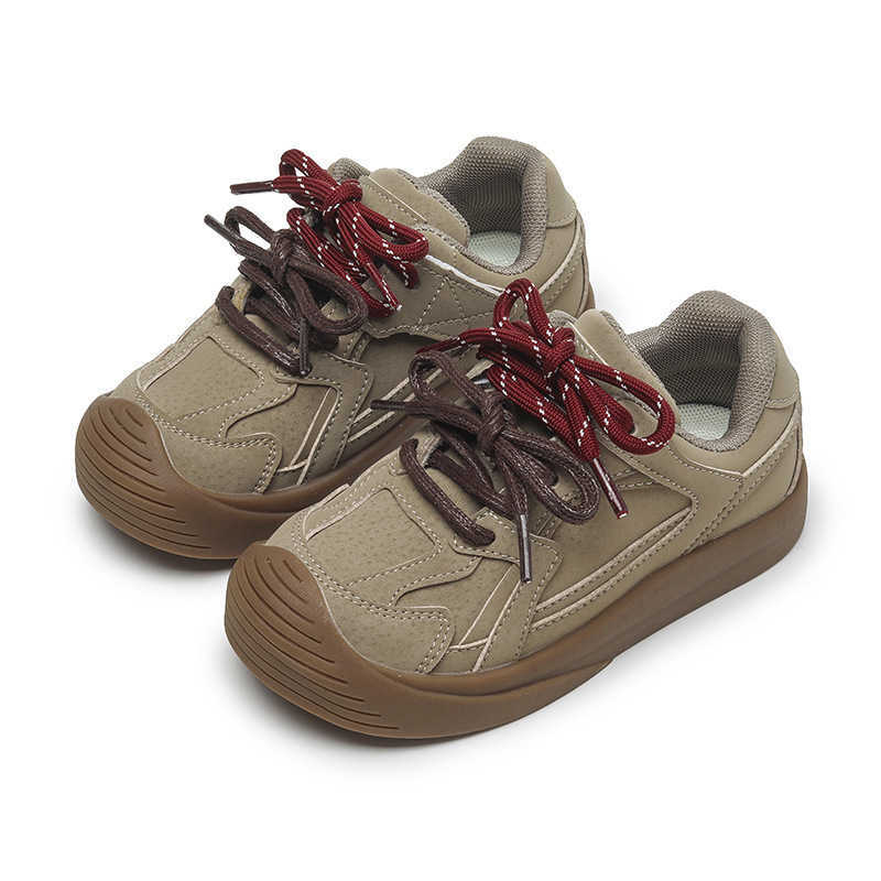 Outdoor sports shoes for kids 2024 Kids' outdoor sneakers Girls' Velcro soft soled non-slip hiking shoes Boys' running shoes H241008