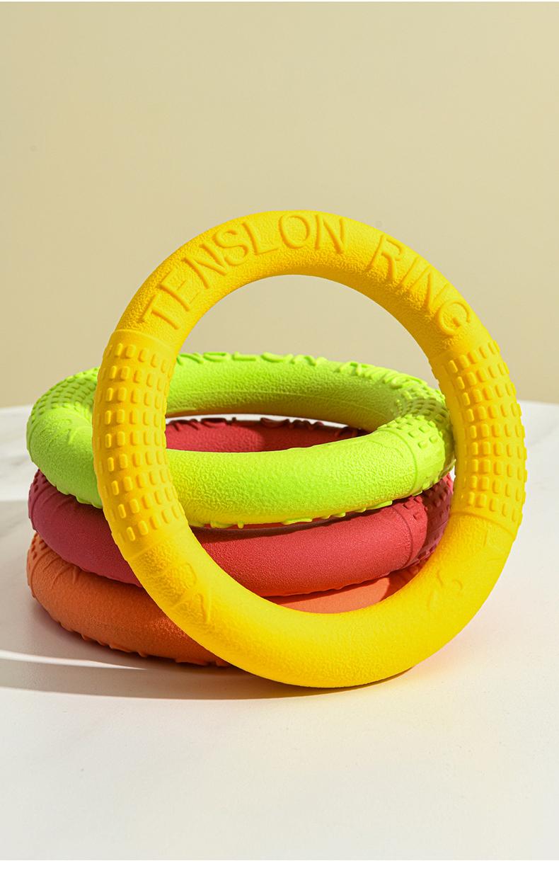 Toys Big EVA Interactive Training Puller Resistant Dogs Pet Flying Discs Bite Ring Toy for Small Big Dog
