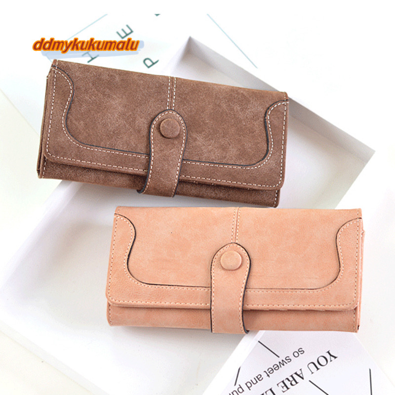 Long Women's Wallet European and American Retro Large Capacity Women's Zipper Handbag H6.26#25 ddmykukumalu