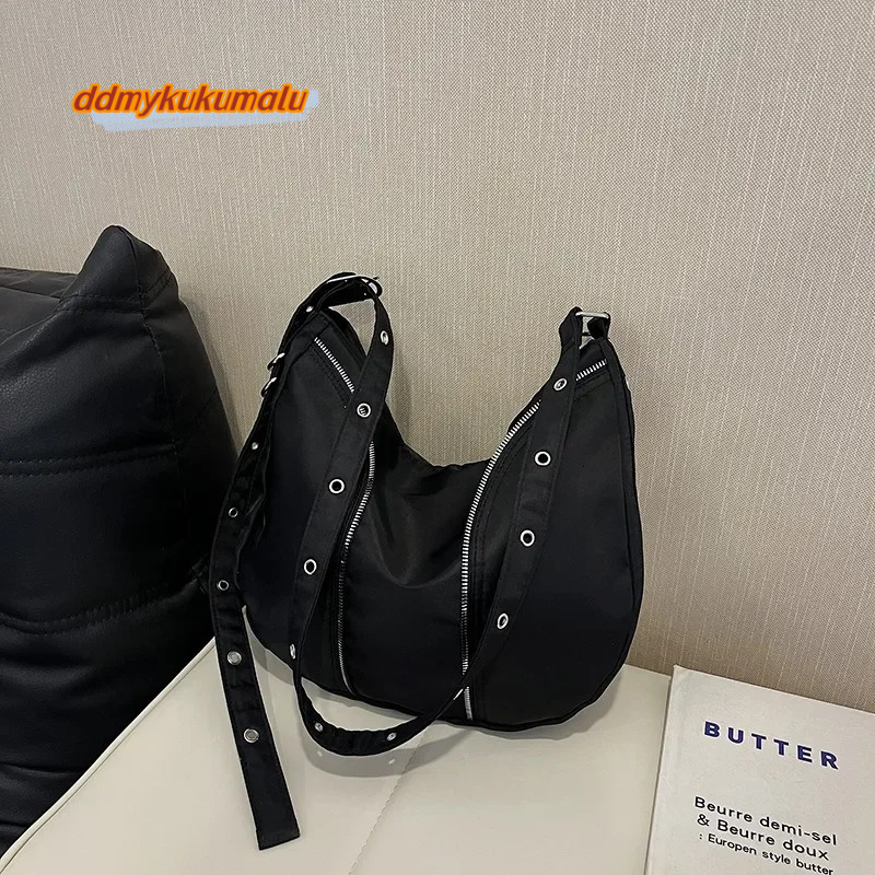 Large Capacity Women's Crossbody Zipper 2024 Simplicity Solid Color Youth Ladies Shoulder Bags Bolsas Para Mujeres H7.2#22 ddmykukumalu