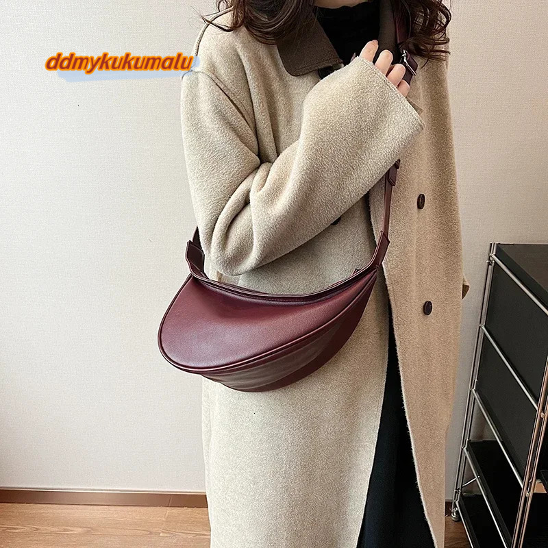 Hot Sale Zipper Shoulder Women's Bags 2024 Sewing Thread PU High Capacity Solid Saddle Free Shipping H6.24#37 ddmykukumalu
