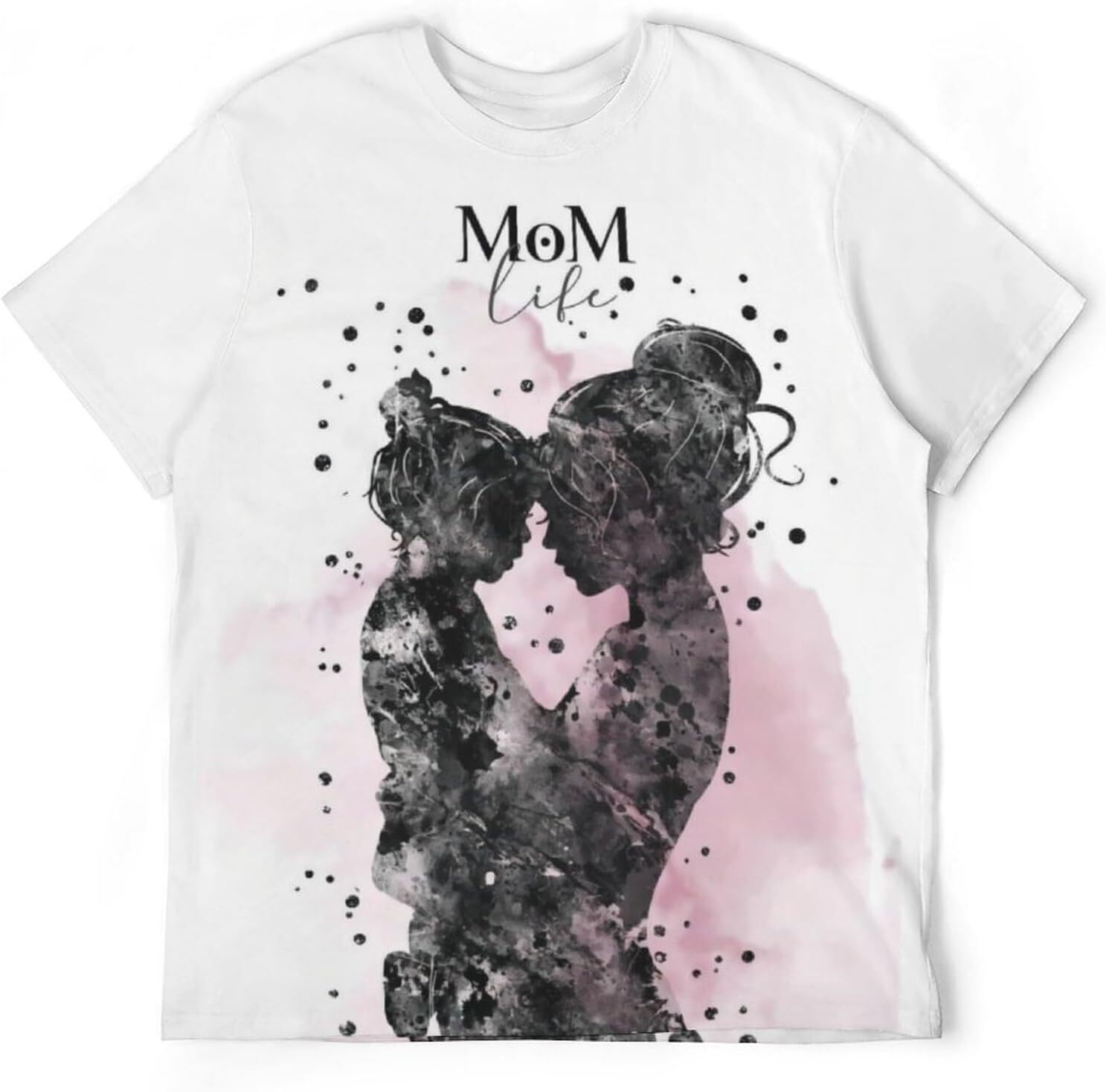 Mens T shirt Best Mom Super Mom Funny Letter Printed Tee Mother's Day Casual graphic tee Casual tops summer clothes Short sleeve cool