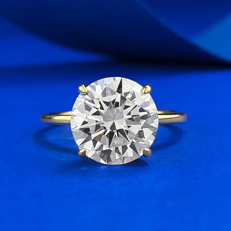 Card Lab Diamond Ring 100% genuine 925 sterling silver party wedding ring 241007