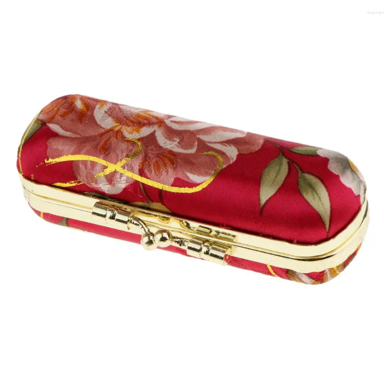 3 Cosmetic Bags 2x Handmade Lipstick Case Storage Box Holder & Mirror Random 4
