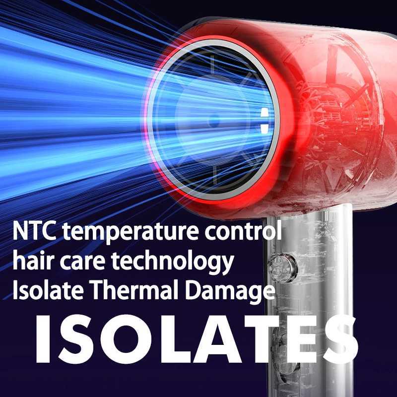 Electroplating Hair Dryer Water Ion Household High-power Air Supply With Foral Fragrance 220/110VHot Cold Wind Hair DryersXJ241021