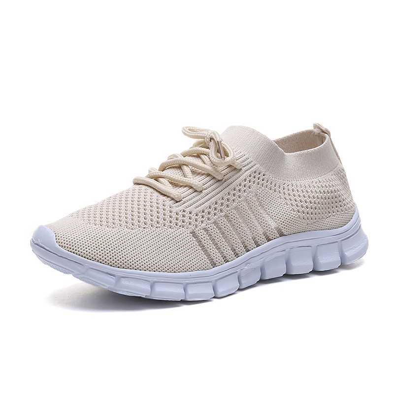 Womens mesh breathable shoes slip on flat shoes Womens Tenis Womens casual shoes Walking shoes Sports shoes Womens vulcanized shoes Y241007