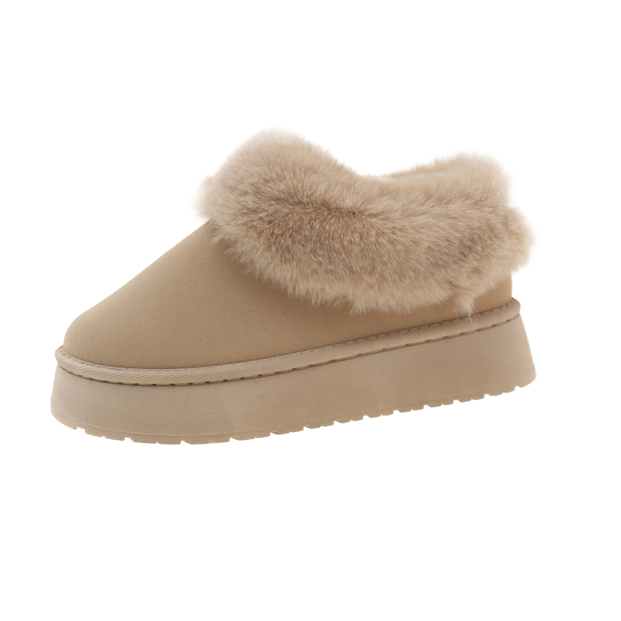 2024 Winter Thick Bottom and Velvet Warm Large Snow Boots
