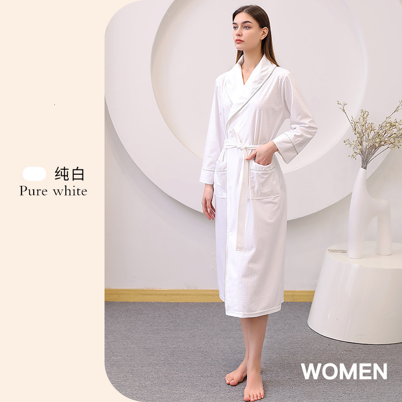 Designer 2024 Summer Thin Satin Bathrobe With Water Absorption Quick Drying, Couple's Sleeping Robe, Women's Long Plus Size, Yukata, Men
