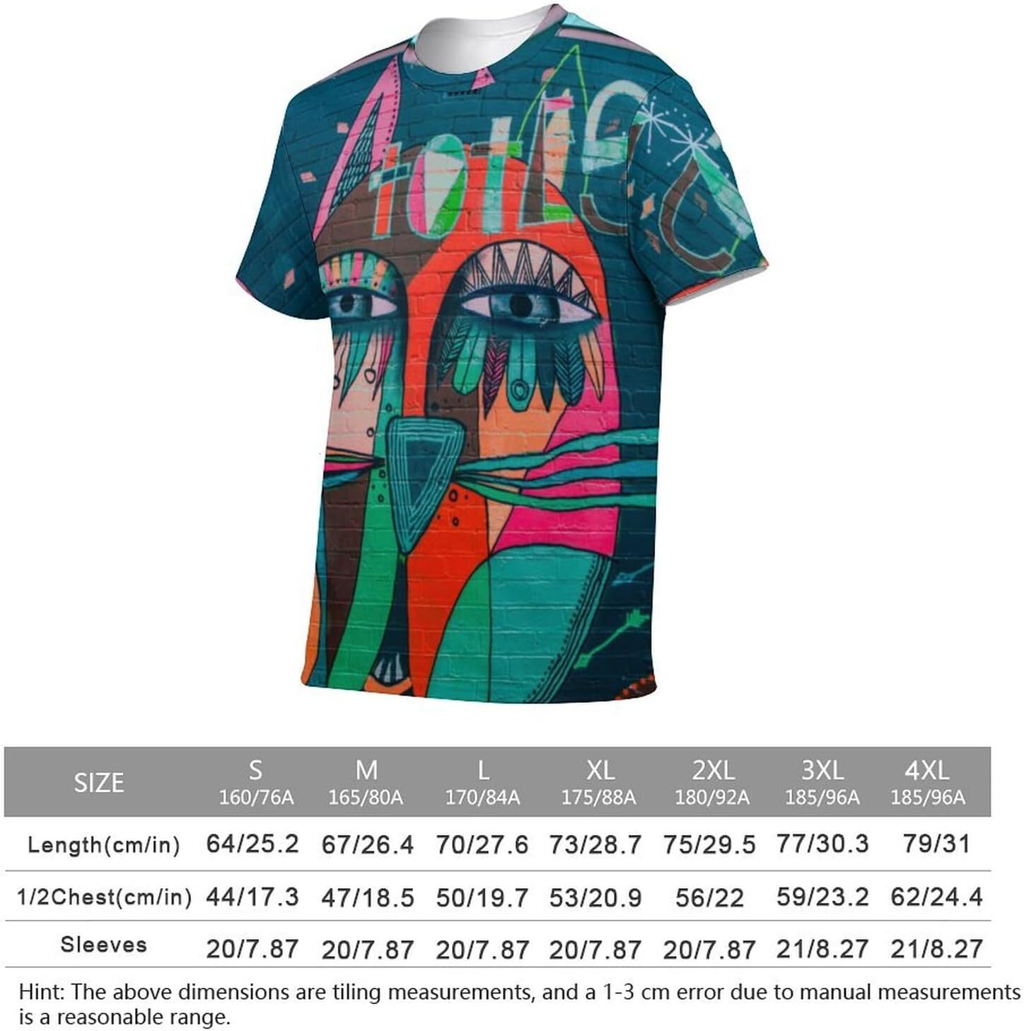 Mens T shirt Mens Street Graffiti T Shirts 3D Print Casual Short Sleeve Novelty Tops graphic tee Casual tops summer clothes Short sleeve cool