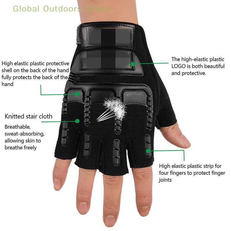 Outdoor tactical gloves half finger fishing equestrian sports neutral weightlifting equestrian CL241008