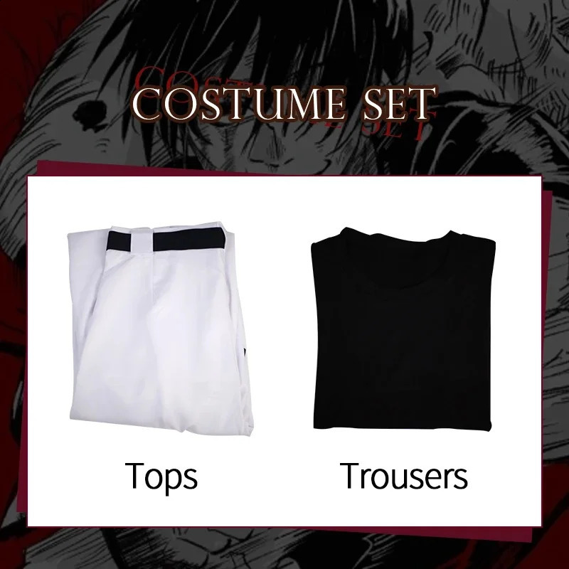 Jujutsu Kaisen Season 2 Toji Fushiguro cosplay costume wig uniform wizard killer Halloween 241007