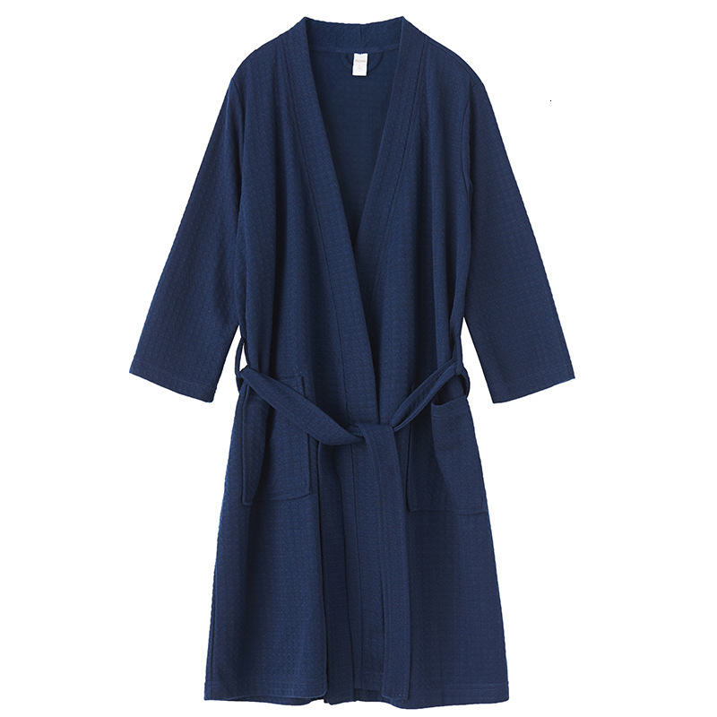 Designer's Spring And Summer Huafu Ge Bathrobe, Women's Sauna Thin Sweat Steaming Clothing, Sleeping Robe, Men's Water Absorbing Quick 