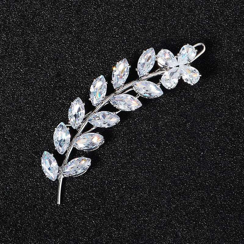 Miaolos Latest Zircon Crystal Hair Clip Wedding Hair Clip Jewelry Accessories Hair Jewelry Headwear Gift for Friends W241007