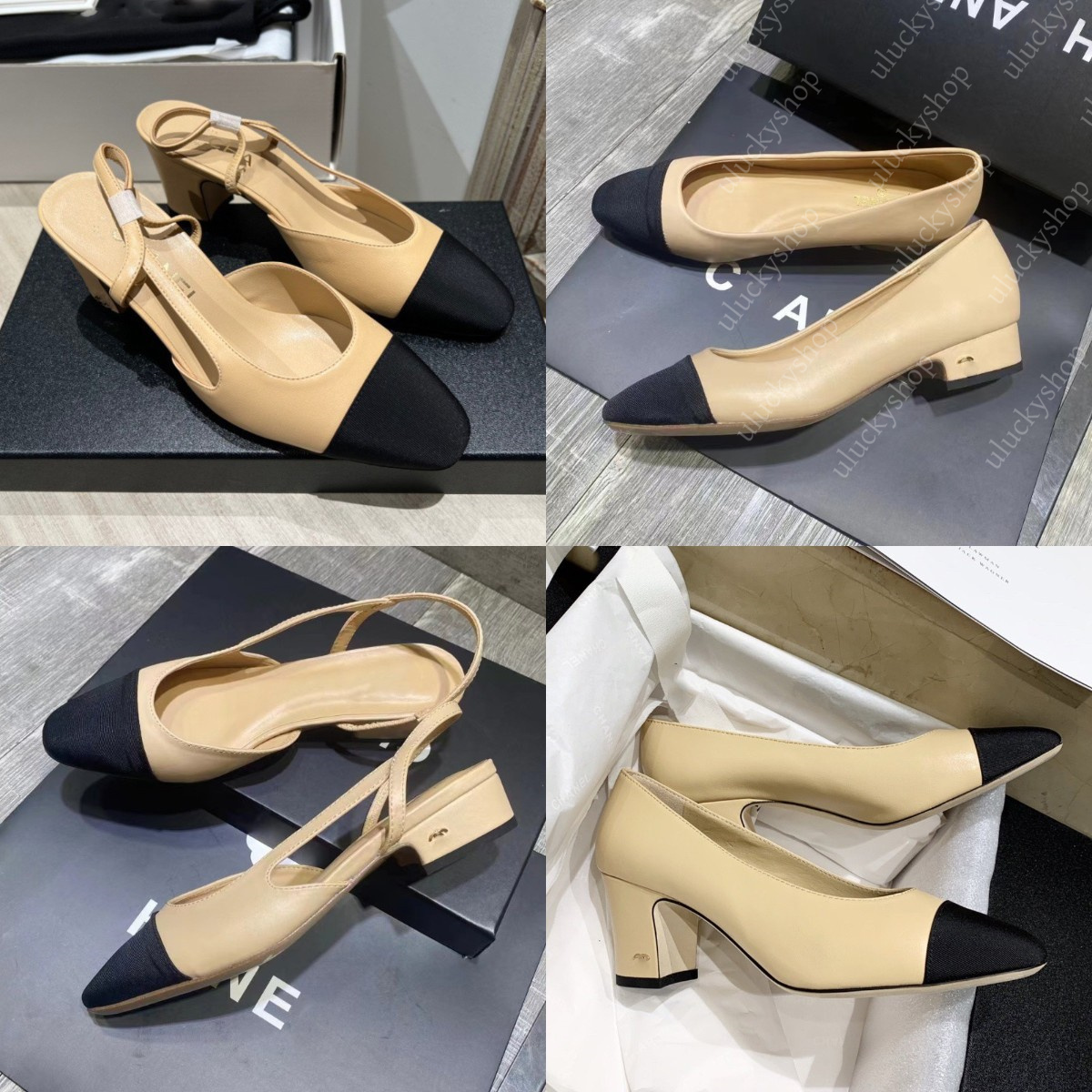 Ballet Flats matelas en cuir matelash chaussures femmes Balle Flats Pumps Loafer Low Talon Slingback noir blanc Bourgogne Blori de laine Tissu de