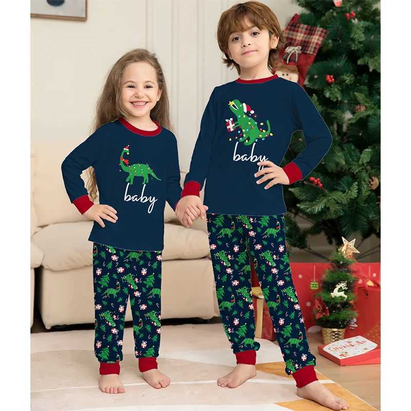 Family Matching Christmas Pajama Set 2025 Christmas Father Mother Daughter Family Appearance Clothing Adult Childrens Pajama Set W241008