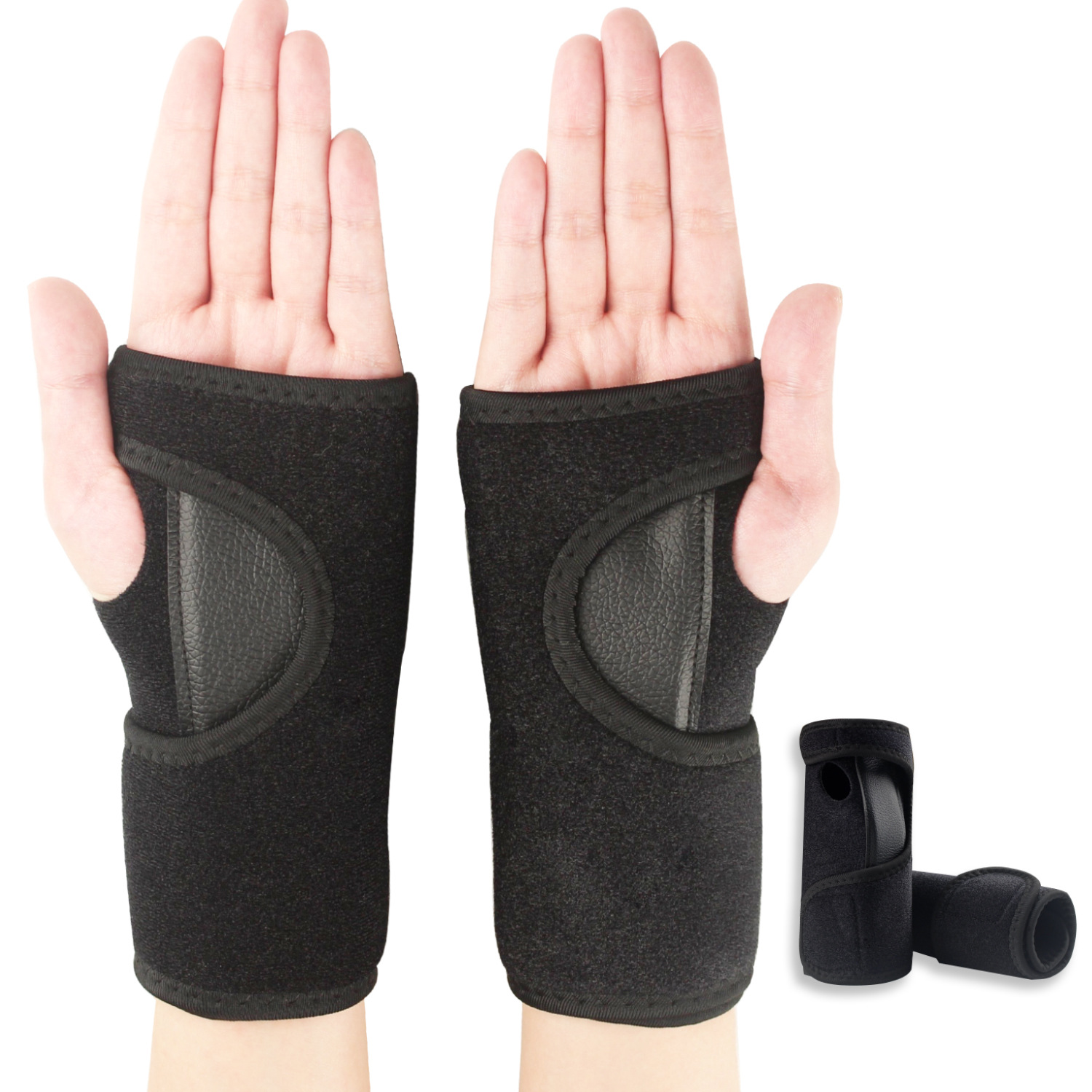 Breathable Sports Steel Plate Wrist Guard - Detachable Protective Equipment for Adults