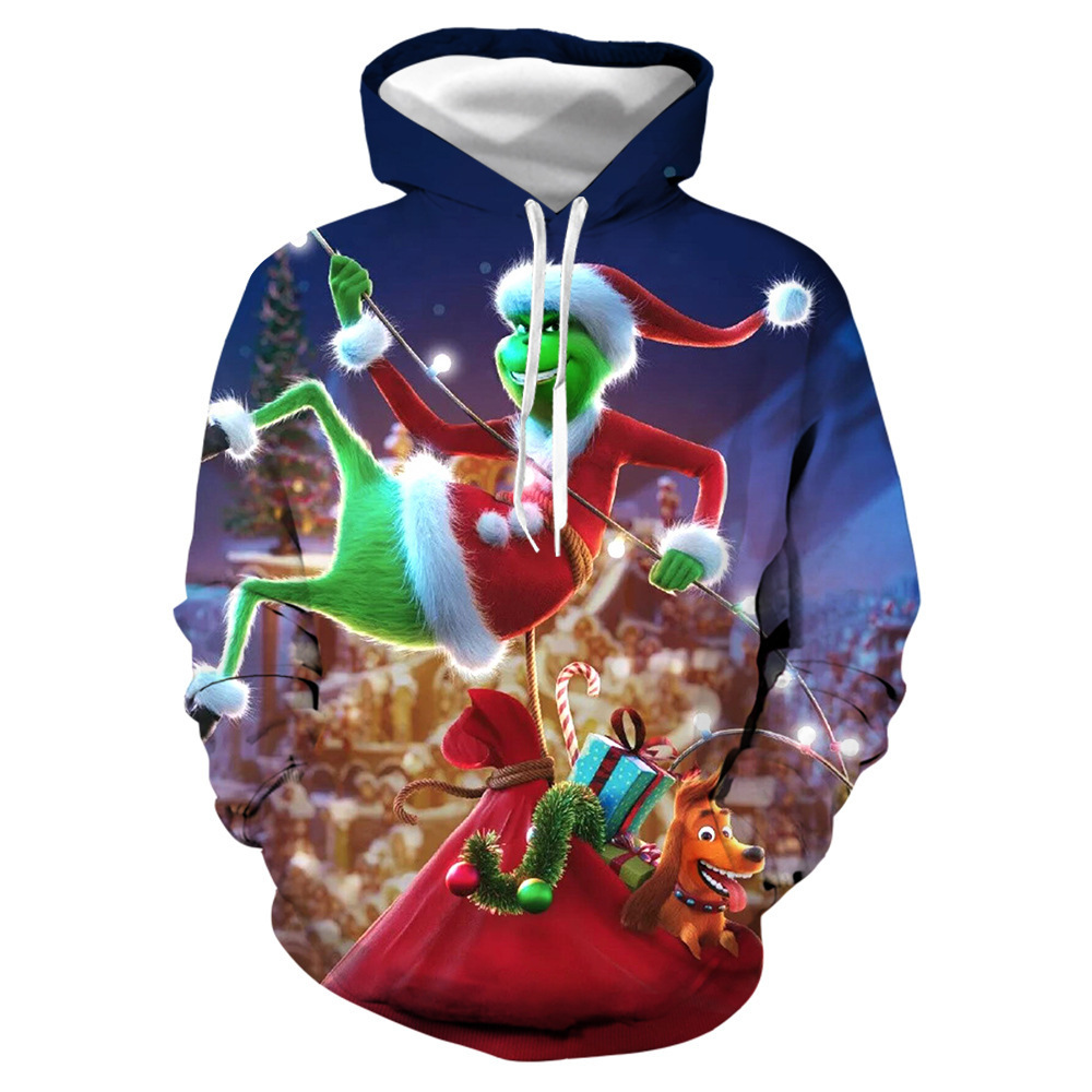 Men's Hoodies High Street 3D Printed Men Women Cartoon Hoody Sweatshirts Long Sleeved Sweater Men Fashion Stylish Tops Jumper Printing Tops