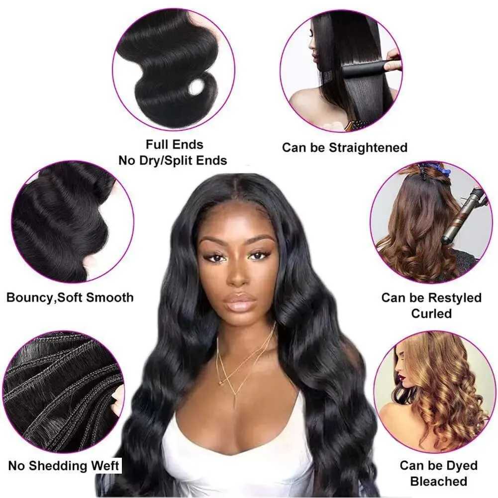 13x6 Hd Lace Frontal Wig Body Wave 200 Density Human Hair Wig 30 38 Inches Loose Wave Lace Front Wig Preplucked For Black WomenXJ241008