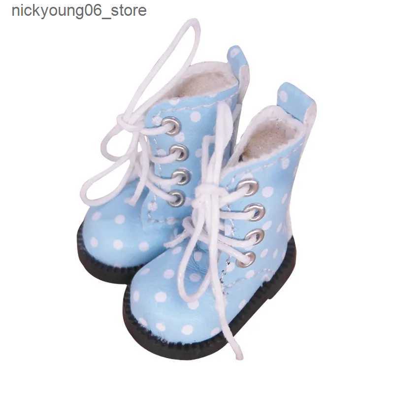 Boots Tilda 1/8 Doll Boots Toy Shoes For Blythe Pullip Doll Mini Winter Leather Boots Shoes for Blyth Accessories for Dolls Toys L240910
