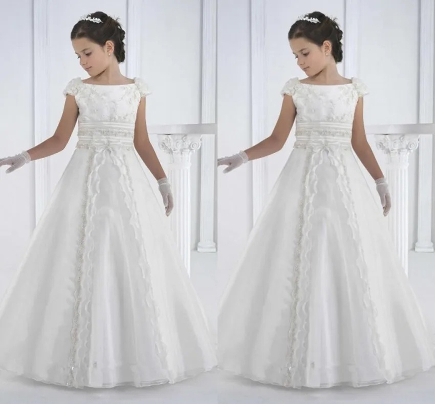 first communion dresses floor length princess white flower girl dresses girls white communion dresses vestidos de comunion