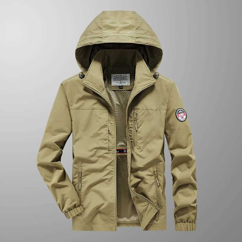 Korea Fashion Oversize 5XL 2024 Casual Mens Black Windproof Jacket Spring and Autumn Winter Long Trench Jacket W241007