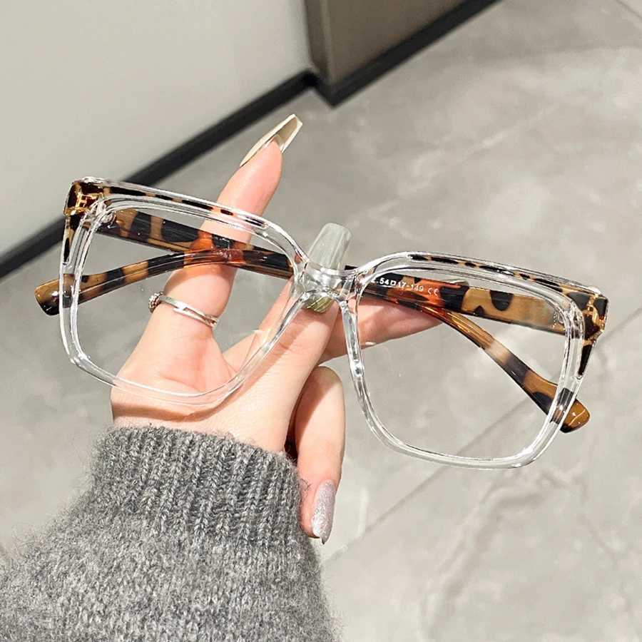 TR90 Square Optical Eyeglasses Frame Transparent Computer Glasses Women Brand Design Fashion Eyewear Ladies Luxury Eye GlassesX241008