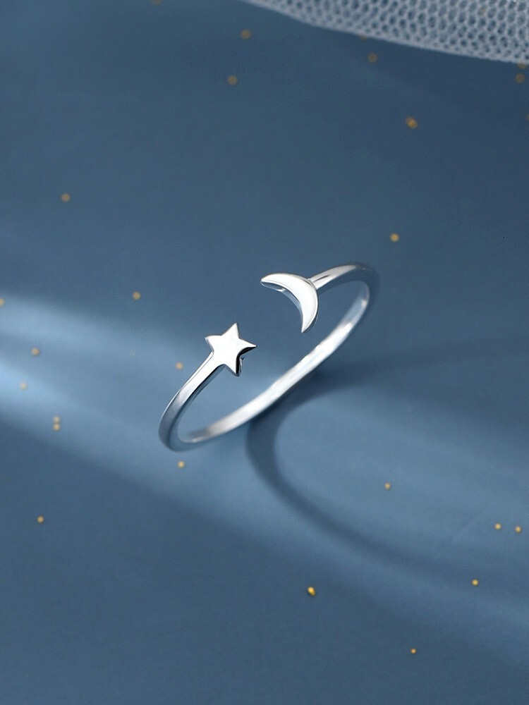 female Xia niche design ring, simple open index finger ring