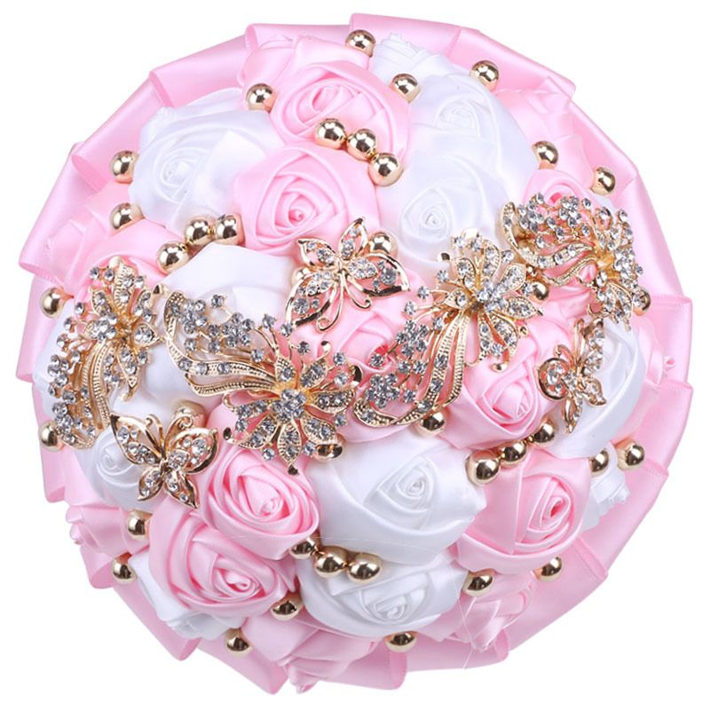Chic Bridesmaid & Bride Bouquet Set - Premium Quality Wedding Flowers