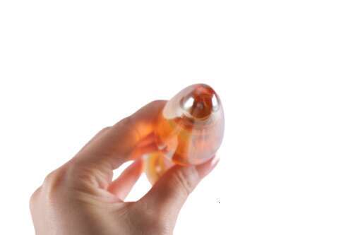 Crystal glass Dildo women's sex toy Anal Butt plug G-spot massager BDSM US