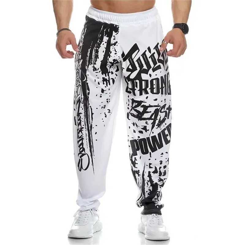Quick dry Loose Joggers Sweatpants Men Casual Pants Gym Workout Sportswear men Trousers Autumn Male Fitness Training TrackpantsX241008