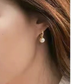 same style pearl women's French earrings, 2024 new earrings