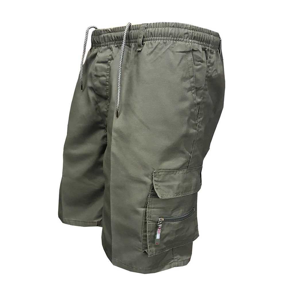 Summer military shorts mens Tati cargo shorts multi pocket cutting Trouser sports hiking five point pants casual jumpsuitW240713