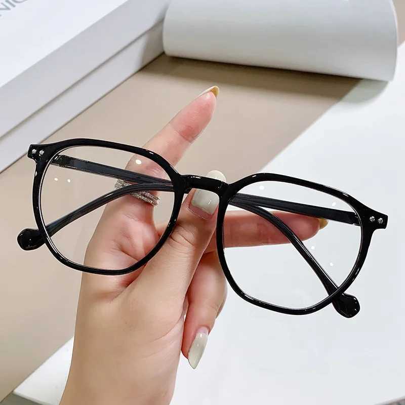 Transparent polygon Computer Glasses Frame Women Men Anti Blue Light Eyewear Blocking Glasses Optical Spectacle EyeglassX241008