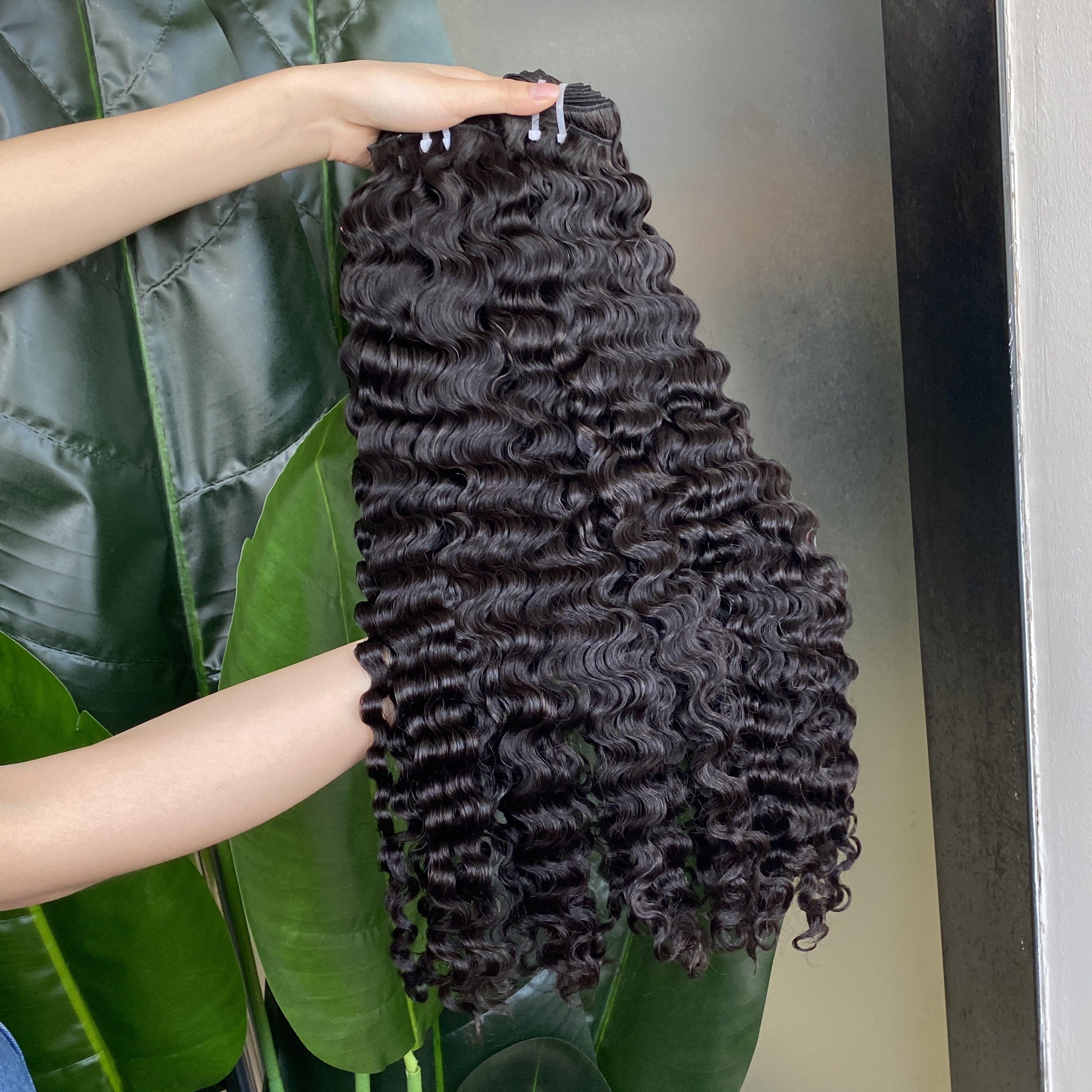 Burmese Curly Hair Weaves 1Pcs 14-32 Inches Natural Color Top Quality Brazilian Peruvian Indian 100% Raw Virgin Human Hair